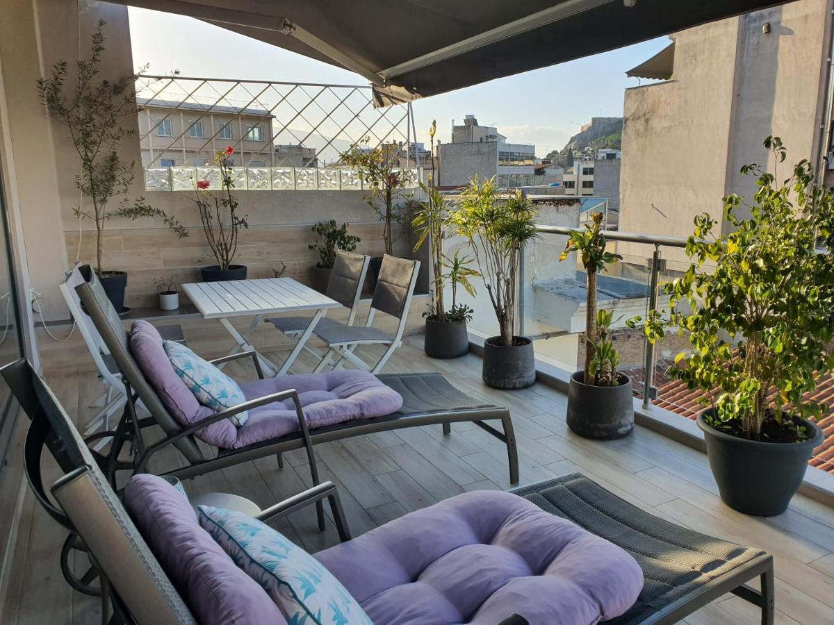 Apartament Super Loft With Acropolis View Ateny Zewnętrze zdjęcie